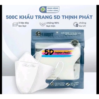  Combo 500 Chiếc Khẩu Trang 5D Thịnh Phát Chính Hãng Cao Cấp 