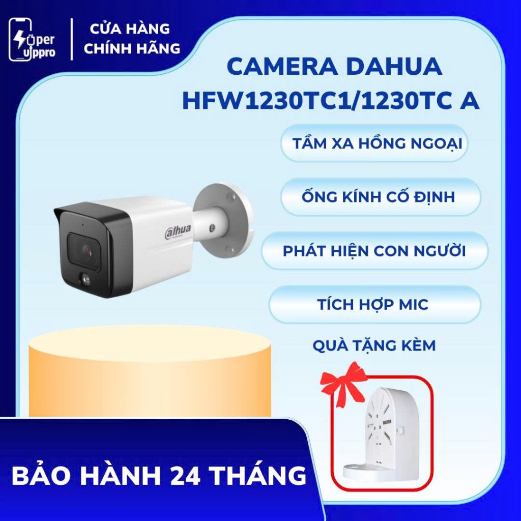 Camera Dahua HFW1230TC1/HFW1230TC, Full HD 1080P, Hồng Ngoại 30m, Chuẩn IP67