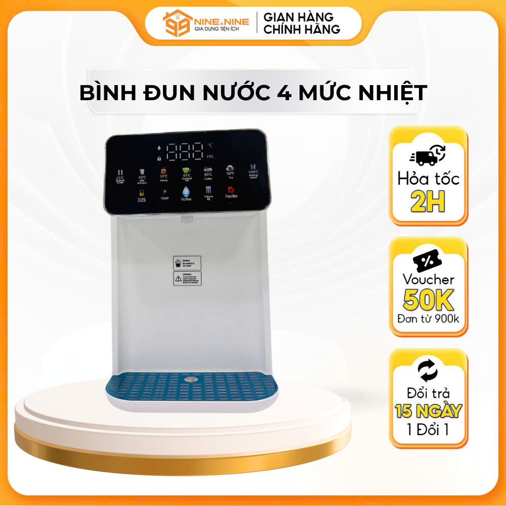 Máy Đun Nước Nóng Bình Thủy Điện Đun Nước Nóng Để Bàn Làm Nóng Tức Thì Điều Chỉnh Nhiệt Độ Thông Minh