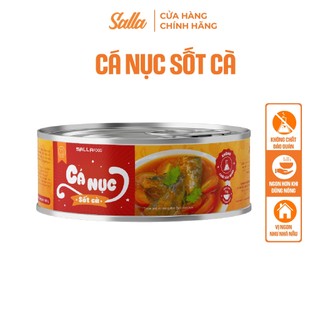 Cá Nục Sốt Cà SALLA Đóng Hộp Ngon Như Nhà Làm - Bổ Dưỡng, Nhanh Chóng, Tiện Lợi Hộp 160g