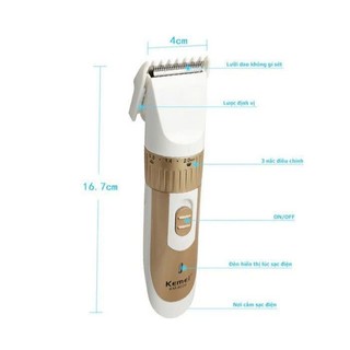 Tông đơ cắt tóc trẻ em Kemei 9020 (Hộp xấu)