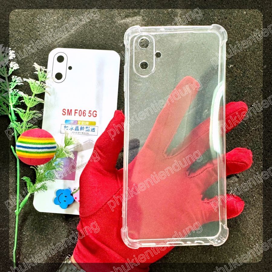 Ốp Lưng SAMSUNG M06 5G / F06 5G Dẻo Trong Suốt Chống Va Đập Có Gù Bảo Vệ 4 Gốc Silicon Cao Cấp