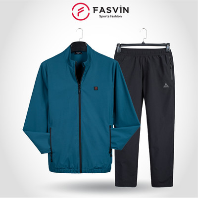 Bộ quần áo gió nam 1 lớp FASVIN BC22543.HN vải thể thao cao cấp hàng chính hãng