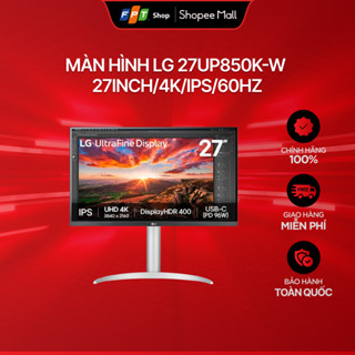 [Chỉ GH tận nơi] Màn hình LG 27UP850K-W 27inch/4K/IPS/60Hz Bảo hành 24 tháng
