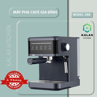    CAO CẤP 20 BAR  Máy pha cà phê Espresso CM868 tự động áp suất 20 bar Máy pha cafe gia đình công suất lớn 