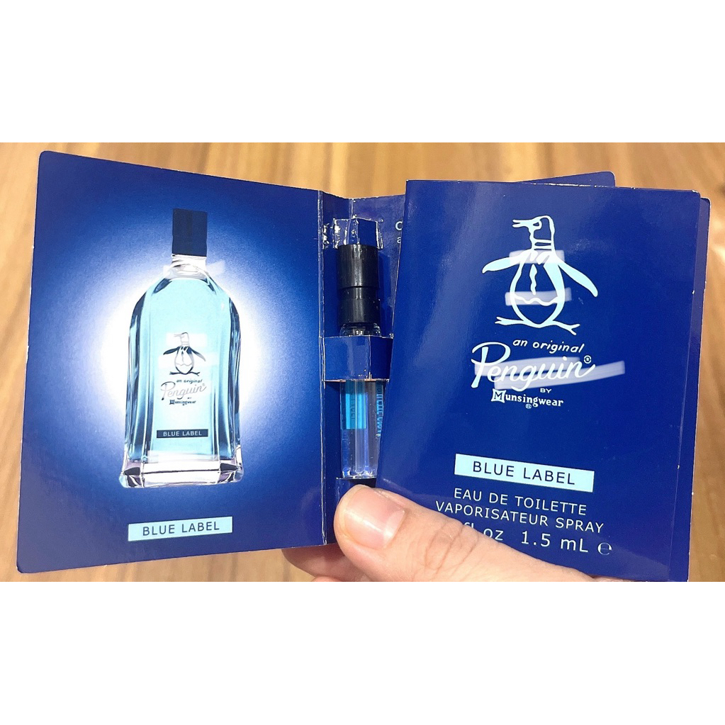 Vial - Nước hoa Pen..guin Blue Label EDT 1.5ml