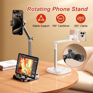HỢP KIM NHÔM Kệ Để Điện Thoại Giá đỡ điện thoại,xoay 360 gấp gọn điều chỉnh độ cao 28cm