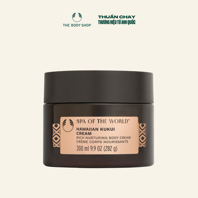 Kem Dưỡng Thể Dịu Nhẹ Sang Trọng Spa Of The World Hawaiian Kukui Cream 300ml The Body Shop