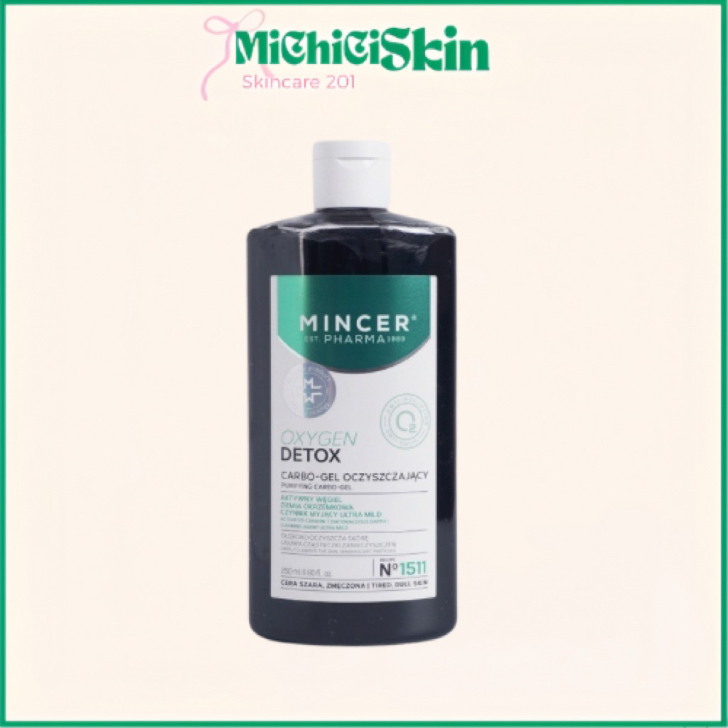 [MICHICI Skin] Gel Rửa Mặt Mincer Pharma Oxygen Detox Purifying Carbo-Gel 250ml