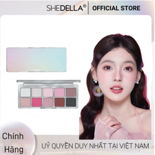 Shedella Bảng phấn mắt 10 màu lấp lánh 11 tông màu dịu dàng cá tính chất phấn mịn chống trôi