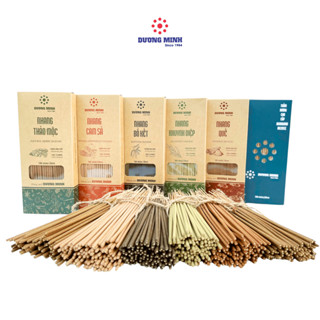 Nhang thơm 20cm 30cm 40cm - 8 loại nhang sạch Dương Minh 100% tự nhiên hương thảo mộc organic thơm từ cây lá