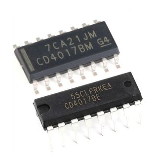 IC đếm thập phân CD4017 chân cắm chân dán
