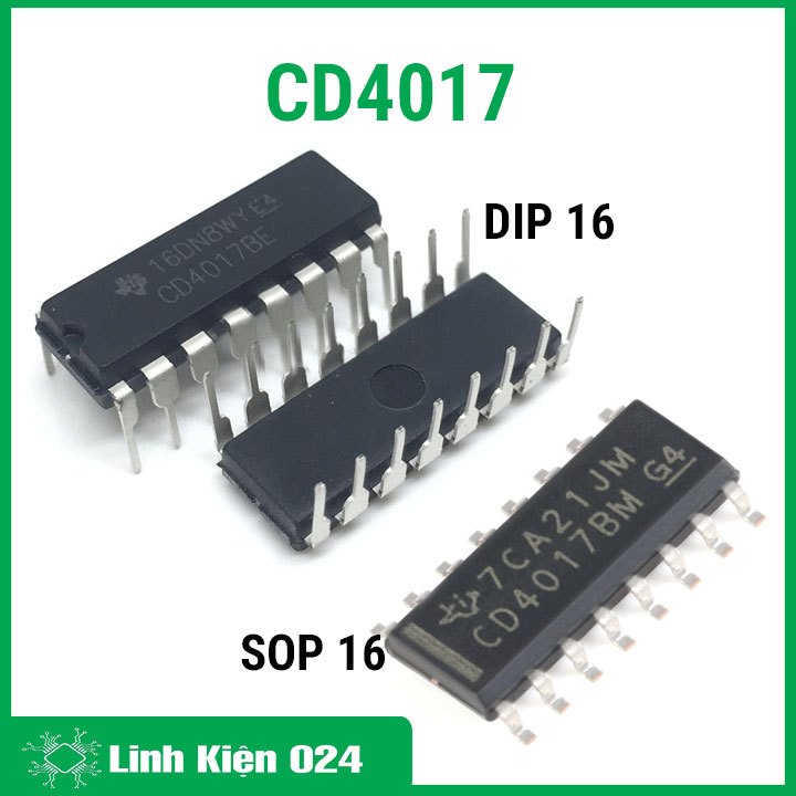 IC đếm thập phân CD4017