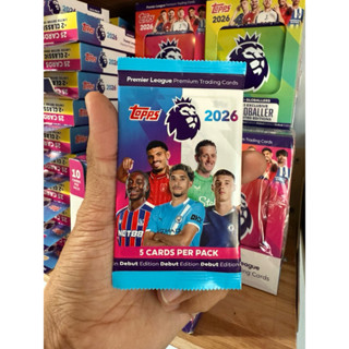 [ Pack Lẻ 5 Thẻ ] Gói Thẻ Cầu Thủ Bóng Đá Topps  Premier League Pack 2026 25/26 ( Gói 5 Thẻ )