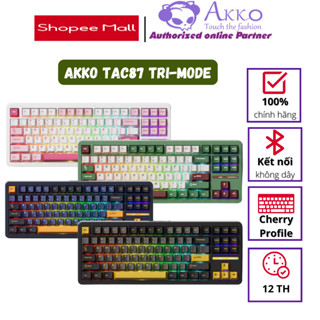 Bàn phím cơ AKKO TAC87 (Bluetooth5.0 / 2.4GHz / USB Type-C)