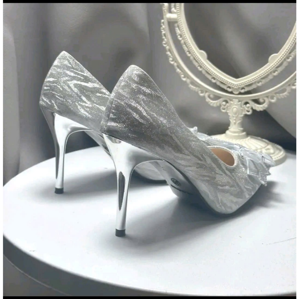 Giày cao got 9 phân bạc kim tuyến M9N | BigBuy360 - bigbuy360.vn