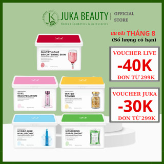 (HỘP 30 MIẾNG) Mặt nạ giấy Wonjin Nourising/ Hydro Rise/ Edel/ Water Toning/ Glutathione Concentrated Essence Mask