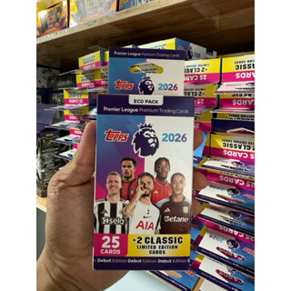[ Eco Pack 27 Thẻ ] Hộp Thẻ Cầu Thủ Bóng Đá Topps  Premier League Eco Pack 2026 25/26 ( Hộp 27 Thẻ )