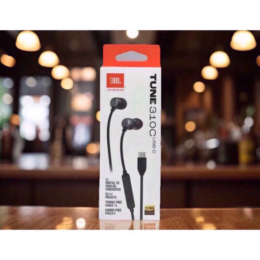 [SHIP HỎA TỐC] Tai Nghe Dây JBL Tune 310C Cổng Type C Chính Hãng, Có Mic Đàm Thoại Bass Mạnh Mẽ Hi-Res Chất Âm Sóng Động | BigBuy360 - bigbuy360.vn
