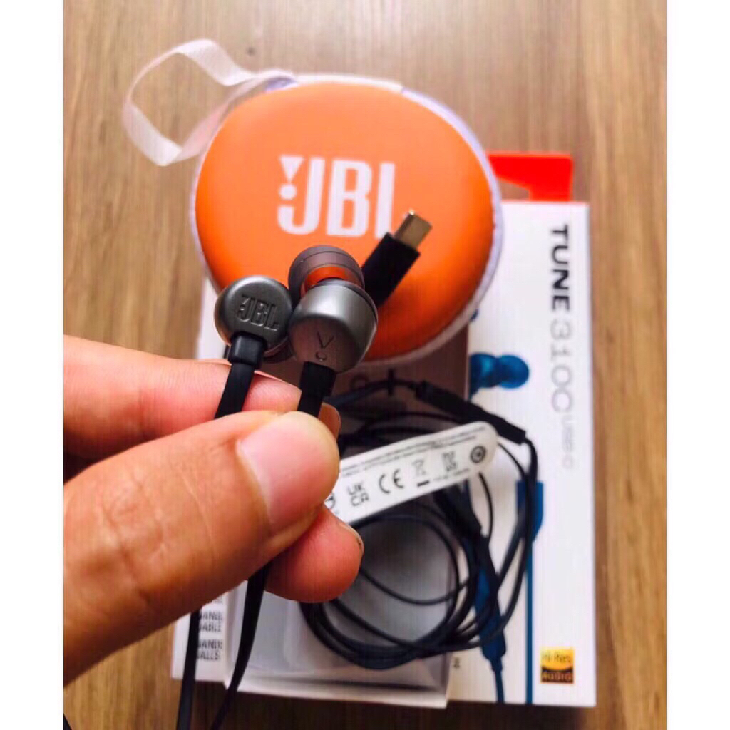 [SHIP HỎA TỐC] Tai Nghe Dây JBL Tune 310C Cổng Type C Chính Hãng, Có Mic Đàm Thoại Bass Mạnh Mẽ Hi-Res Chất Âm Sóng Động | BigBuy360 - bigbuy360.vn