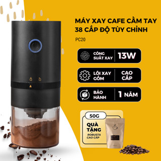 Máy Xay Cà Phê Cầm Tay Tự Động Phincong PC20 – Lõi Gốm Cao Cấp, Tùy Chỉnh Độ Mịn, Sạc USB