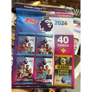 [ Mega Multipack ] Gói Thẻ Cầu Thủ Bóng Đá Topps  Premier League Mega Multipack 2026 25/26 ( gói 43 Thẻ )
