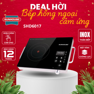 Bếp Hồng Ngoại Sunhouse SHD6017, Bếp Điện Cảm Ứng Cao Cấp