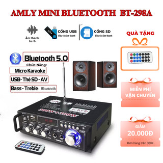 Amly Mini Bluetooth BT-298A – Loa to rõ, kết nối siêu nhanh – Nghe nhạc cực chất cho gia đình