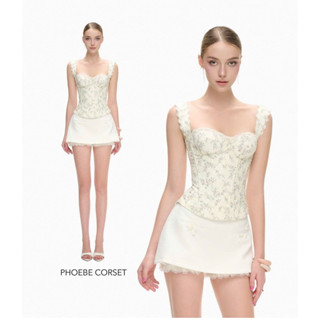  Set 2 chi tiết áo 2 dây cup ngực mix chân váy chữ A LISASTORE Chât liệu linen hoa nhí mix kaki 3 lớp 