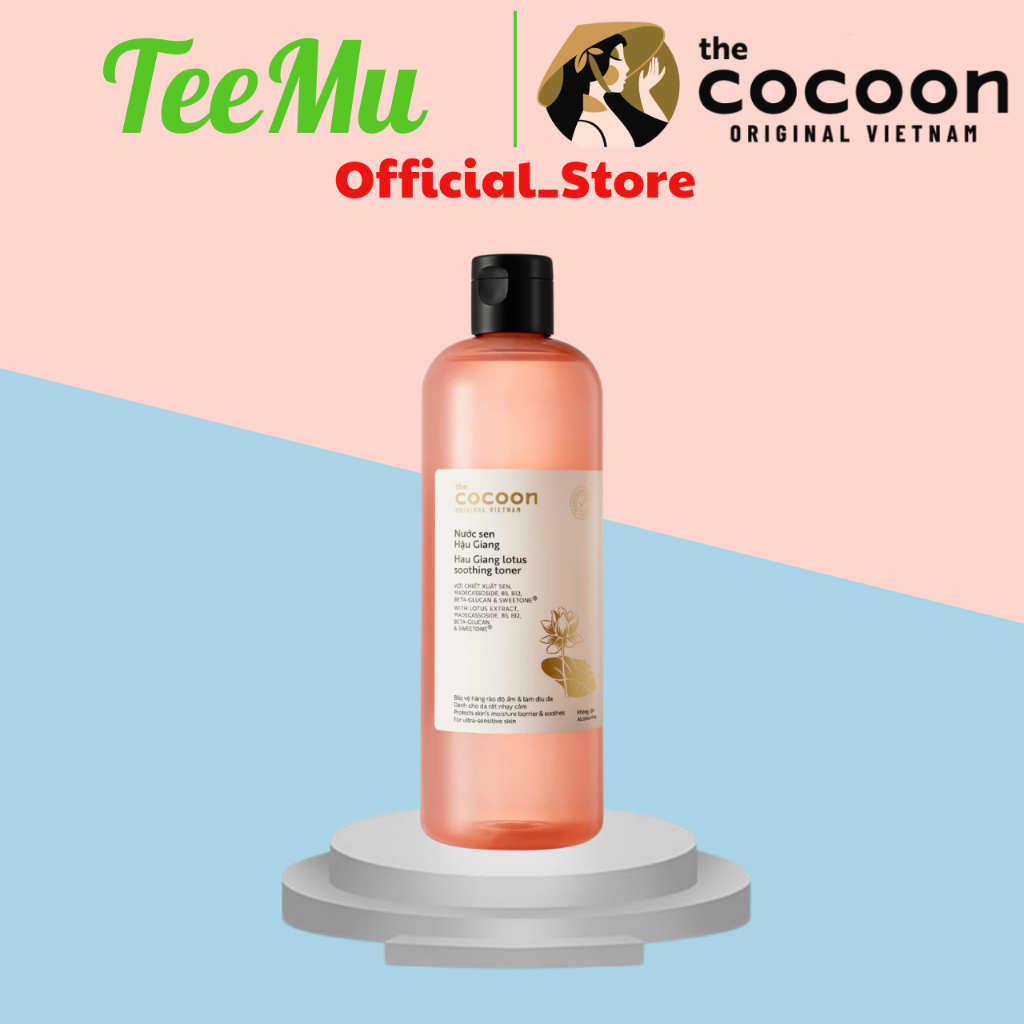 Nước sen Hậu Giang Lotus Soothing (toner) giúp phục hồi da 500ml