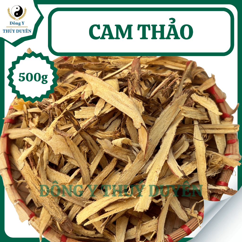 Cam Thảo Ngọt 500g | Loại 1 - Trà Cam Thảo Bắc Thái Lát, Vị Ngọt Tự Nhiên, Giúp Giảm Ho, Khan Tiếng