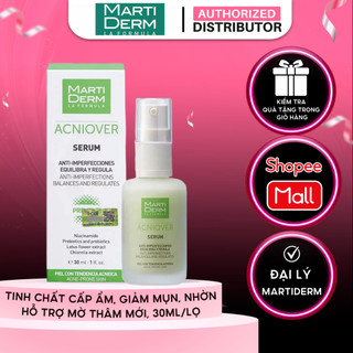  Tinh Chất Giảm Mụn Kiểm Soát Nhờn Và Mờ Thâm Martiderm Acniover Serum 30ml 