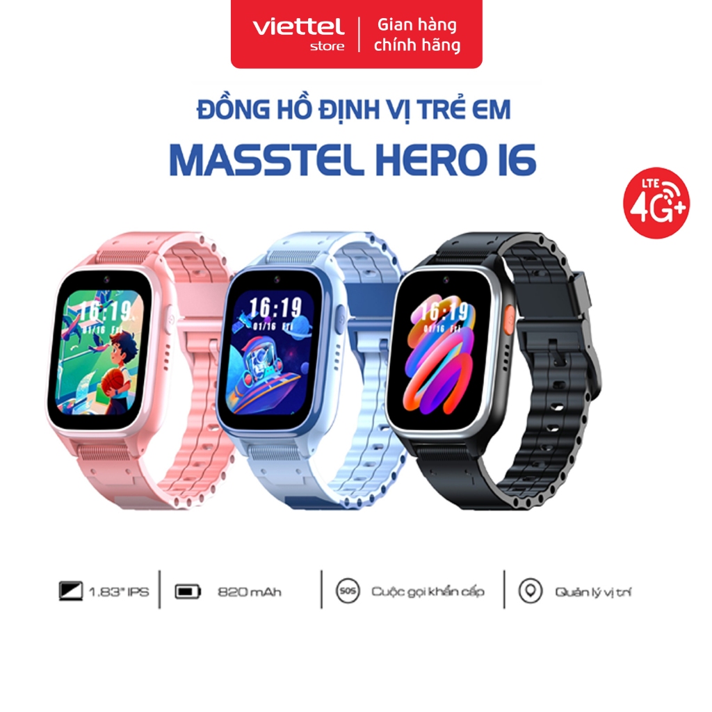 Đồng hồ định vị Masstel Smart Hero 16 Chính hãng | BigBuy360 - bigbuy360.vn