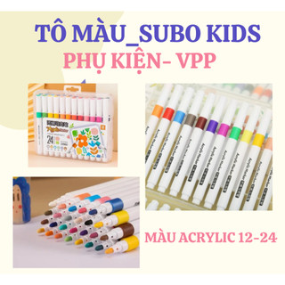 Bộ Màu Acrylic Vẽ Tranh – Chất Lượng Cao, Màu Tươi Sáng, Nhanh Khô