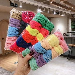  Túi 100 Dây Chun Cột Tóc Co Giãn Nhiều Màu Dùng Nhiều Lần Phụ Kiện Tóc Cho Nữ và Bé Gái Tiệm Nhà Cọ 