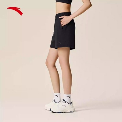 ANTA Nữ Running Quần short thể thao vải dệt Woven Shorts Pickleball Cầu Lông Tennis 1625C5504