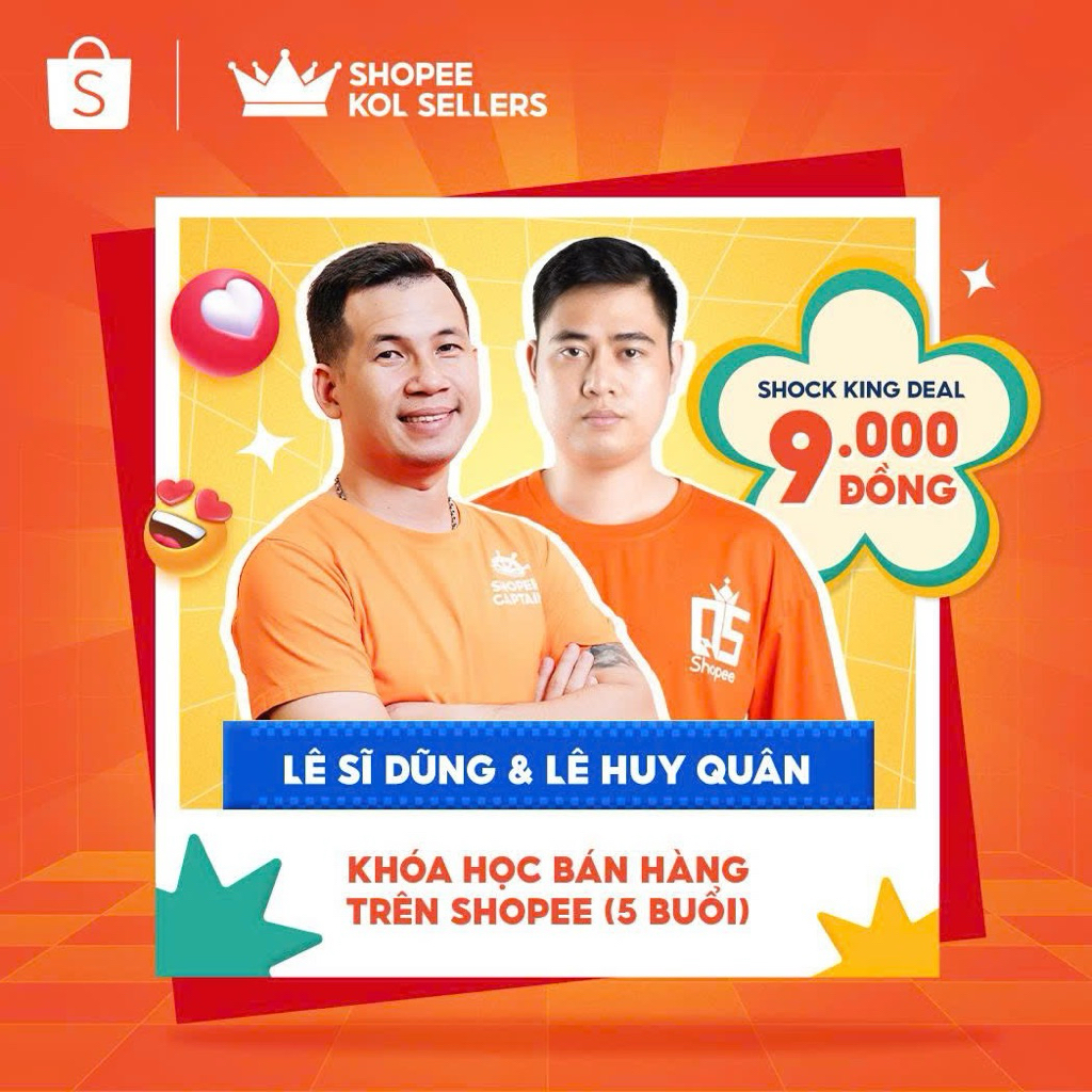 Khóa học bán hàng trên Shopee (học online 5 buổi qua zoom)