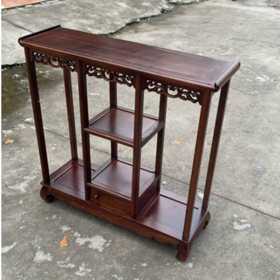 Tam sơn thùng kệ tam sơn mặt  bằng  tủ tam sơn phẳng gỗ  lim  kích  thước  cao 80 ngang 80 sâu 26