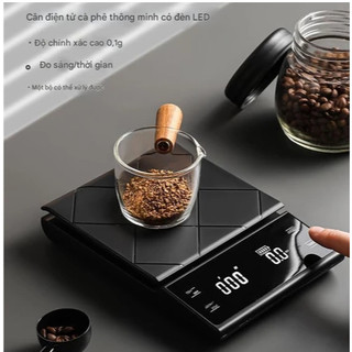 CÂN ĐIỆN TỬ 0.1G – 3KG MÀN HÌNH LED PHÍM CẢM ỨNG