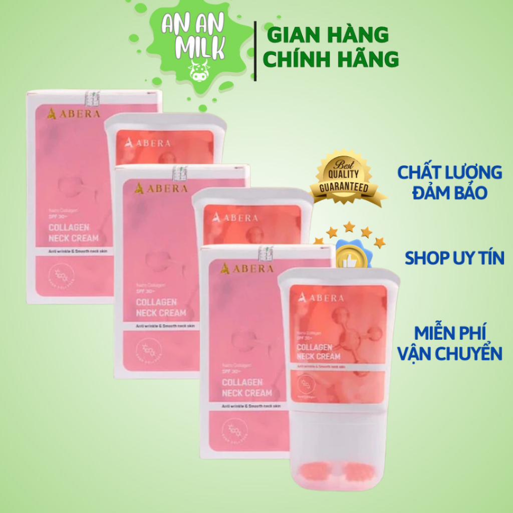 [COMBO 3 HỘP] Kem dưỡng da cổ Loka Nano Abera - Giúp Làm Trắng Da, Dưỡng Ẩm, Chống Nhăn, Làm Mờ Các 