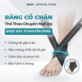 Băng Cổ Chân Cao Cấp Nevor BQCC04 Hỗ Trợ Phục Hồi, Phòng Tránh Chấn Thương Khi Chơi Thể Thao