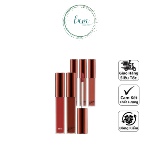Son Bbia 25 màu đỏ nâu đất và các mã màu bestseller của BBIA (Chính hãng)
