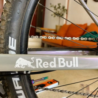  Tem In Nhiệt UV & Combo 2 Tem Red Bull Trắng Dán Xe Đạp Fixed Gear  CYB  
