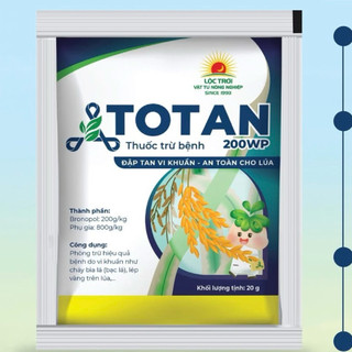 COMBO 5 GÓI Totan 200WP 20GR Lộc Trời: Đập tan Vi khuẩn - An toàn cho lúa