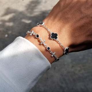 LẮC TAY MULTI CHARMS 10MM - ĐEN