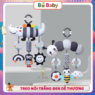 Đồ chơi chuông gió leng keng xinh xắn treo nôi treo cũi xe ô tô xe đẩy kích thích giác quan cho bé
