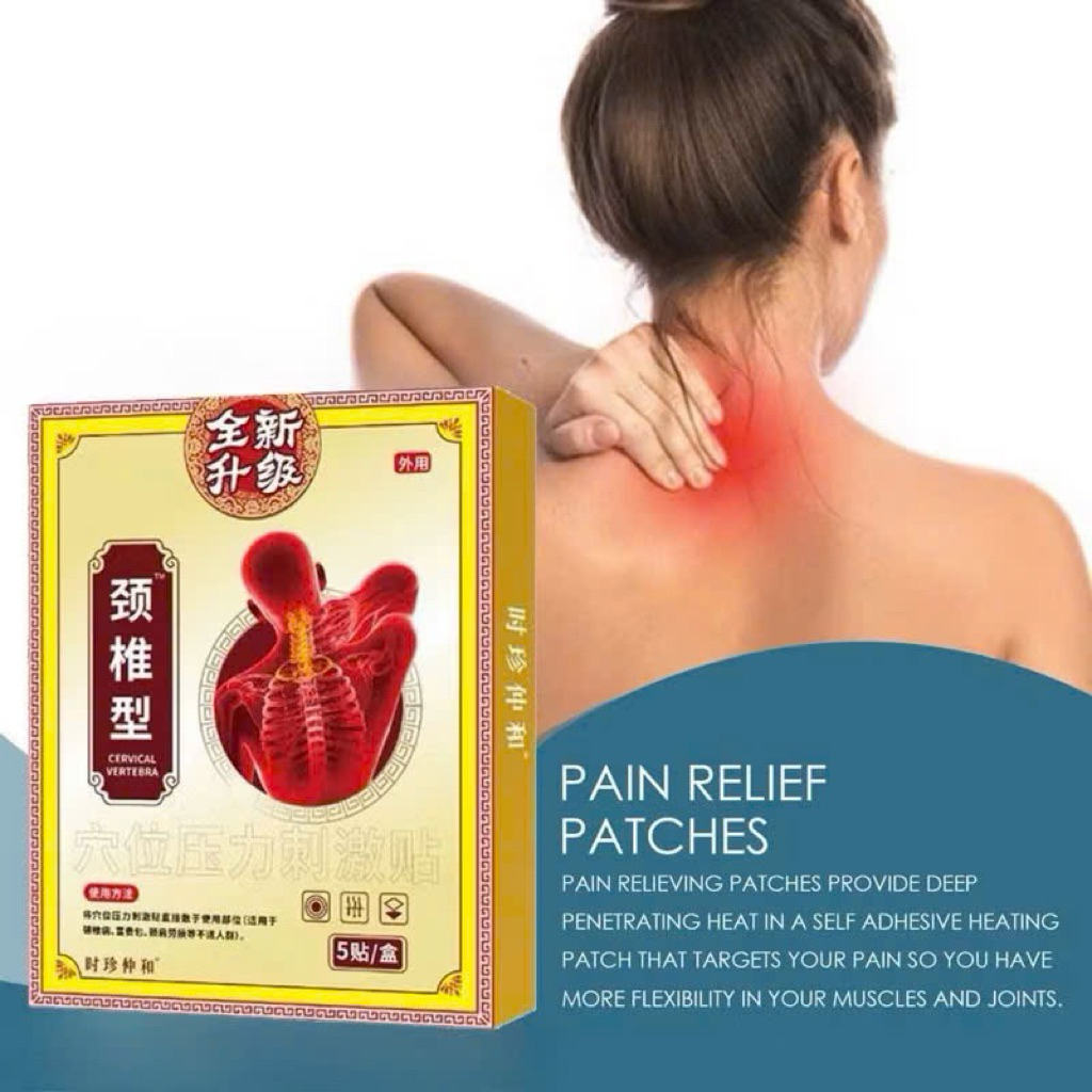 Miếng Dán Xương Khớp CERVICAL HONGKONG – Miếng Dán HONGKONG Giảm Đau Cổ Vai Gáy