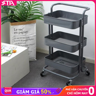 Sta kệ xe đẩy 3/4/5 tầng Xe Đẩy Spa Kệ Bỉm Sữa Có Bánh Xe Đa Năng Kệ Để Đồ Trang Điểm cao cấp