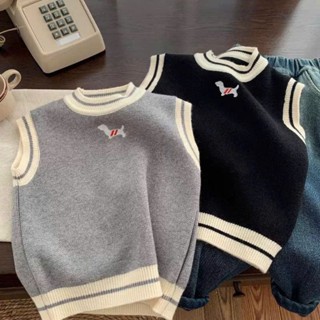  Áo gile len bé trai gái QC siêu đẹp 