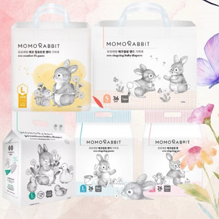   XẢ HÀNG  Bỉm MOMO RABBIT nội địa HÀN Quốc dán quần đủ size 